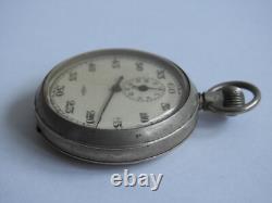 WWII GERMAN KRIEGSMARINE BATTLESHIP U-BOAT Timer STOPWATCH LEMANIA #3348