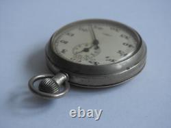 WWII GERMAN KRIEGSMARINE BATTLESHIP U-BOAT Timer STOPWATCH LEMANIA #3348