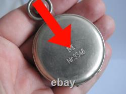WWII GERMAN KRIEGSMARINE BATTLESHIP U-BOAT Timer STOPWATCH LEMANIA #3348