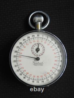 WWII GERMAN KRIEGSMARINE U-Boat BATTLESHIP Torpedo Timer STOPWATCH HANHART 1880N