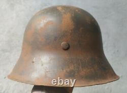 WWII German Helmet M42/EF62 Kriegsmarine Restored