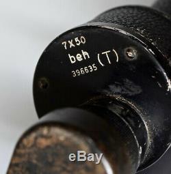 WWII German Kriegsmarine 7x50 Leitz BEH U-boat Binoculars Original Benutzer