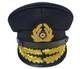 WWII German Kriegsmarine Admiral Visor Cap Premium Wool U-Boat Hat Reprodution