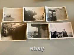 WWII German Kriegsmarine Barrier Breaker 19 ROSTOCK Original Photo Lot 1941-42