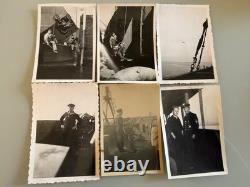 WWII German Kriegsmarine Barrier Breaker 19 ROSTOCK Original Photo Lot 1941-42