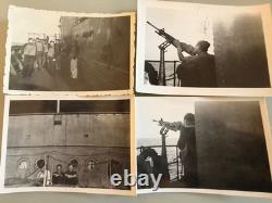 WWII German Kriegsmarine Barrier Breaker 19 ROSTOCK Original Photo Lot 1941-42