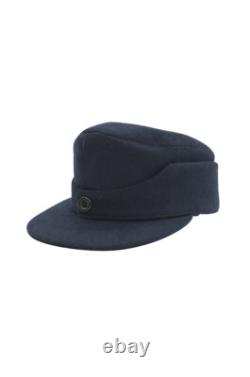 WWII German Kriegsmarine EM Navy Blue Wool M44 Field cap M