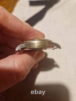 WWII German Kriegsmarine K. M. 592 Wristwatch Exceptional Dial, keeps excelle