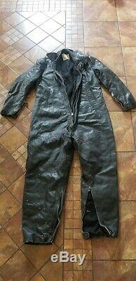 WWII German Kriegsmarine Leather Suit RARE