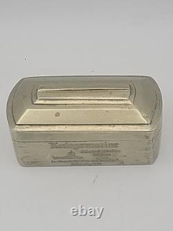 WWII German Kriegsmarine Presentation Box Admiral Günther Lütjens, Atlantic 1941