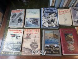 WWII German Naval Maritime History Book Lot (Kriegsmarine / U-Boat era)