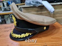 WWII German Navy Senior Officer Tropical Cru Hat Cap Reproduction Kriegsmarine