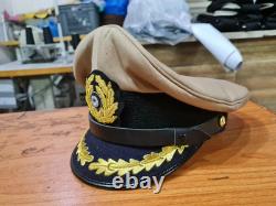 WWII German Navy Senior Officer Tropical Cru Hat Cap Reproduction Kriegsmarine