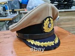 WWII German Navy Senior Officer Tropical Cru Hat Cap Reproduction Kriegsmarine