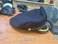 WWII German Navy U-Boat Senior Officer Visor Cap Kriegsmarine Hat WW2