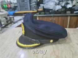 WWII German Navy U-Boat Senior Officer Visor Cap Kriegsmarine Hat WW2