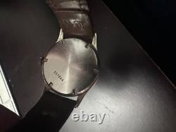 WWII German Navy ZentRa KM Military Watch 1940s Swiss Lever 18mm Sector Dial