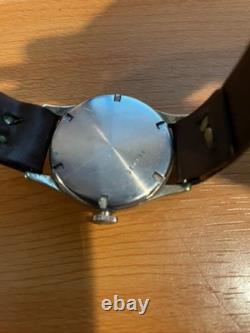 WWII German Navy ZentRa KM Military Watch 1940s Swiss Lever 18mm Sector Dial