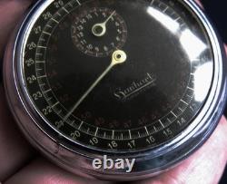 WWII German U-Boat Battleship STOPWATCH HANHART KRIEGSMARINE Artl. 6506 with Box