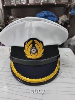 WWII German navy U-Boat senior officer (Kriegsmarine) cap officer visor Hat