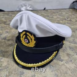 WWII German navy U-Boat senior officer (Kriegsmarine) visor cap