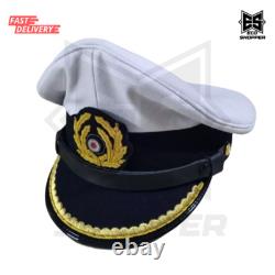 WWII German navy U-Boat senior officer (Kriegsmarine) visor cap