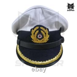 WWII German navy U-Boat senior officer (Kriegsmarine) visor cap