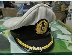 WWII German navy U-Boat senior officer (Kriegsmarine) visor cap