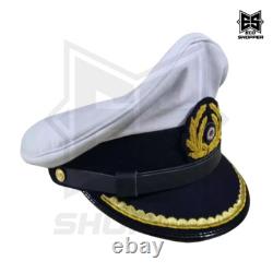 WWII German navy U-Boat senior officer (Kriegsmarine) visor cap