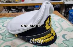 WWII German navy U-Boat senior officer (Kriegsmarine) visor cap