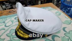 WWII German navy U-Boat senior officer (Kriegsmarine) visor cap