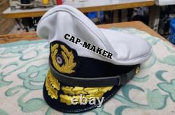 WWII German navy U-Boat senior officer (Kriegsmarine) visor cap