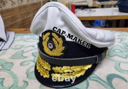 WWII German navy U-Boat senior officer (Kriegsmarine) visor cap
