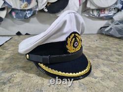 WWII German navy U-Boat senior officer (Kriegsmarine) visor cap