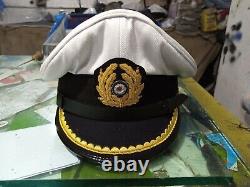 WWII German navy U-Boat senior officer (Kriegsmarine) visor cap