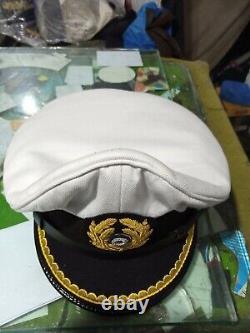 WWII German navy U-Boat senior officer (Kriegsmarine) visor cap