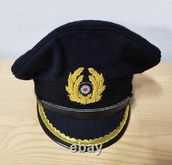 WWII German navy U-Boat senior officer (Kriegsmarine) visor cap replica