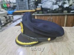 WWII German navy U-Boat senior officer (Kriegsmarine) visor cap replica
