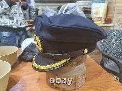 WWII German navy U-Boat senior officer (Kriegsmarine) visor cap replica
