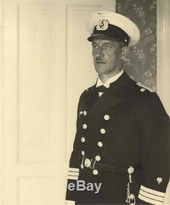 WWII German officer Navy soldier dress uniform brocade belt buckle Kriegsmarine