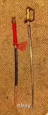 WWII KRIEGSMARINE / GERMAN NAVY PARADE DRESS OFFICER SWORD Original Scabbard