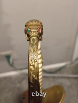 WWII KRIEGSMARINE / GERMAN NAVY PARADE DRESS OFFICER SWORD Original Scabbard