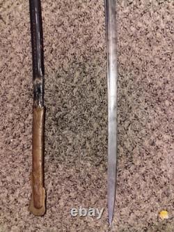 WWII KRIEGSMARINE / GERMAN NAVY PARADE DRESS OFFICER SWORD Original Scabbard