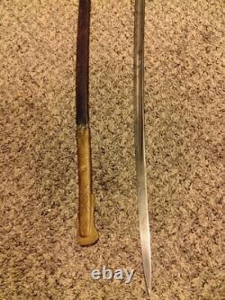 WWII KRIEGSMARINE / GERMAN NAVY PARADE DRESS OFFICER SWORD Original Scabbard