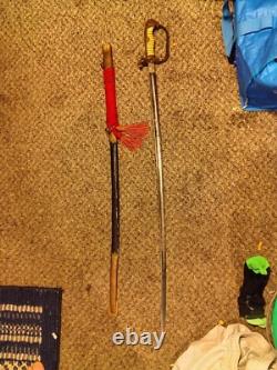 WWII KRIEGSMARINE / GERMAN NAVY PARADE DRESS OFFICER SWORD Original Scabbard