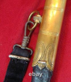 WWII KRIEGSMARINE / GERMAN NAVY PARADE DRESS OFFICER SWORD Original Scabbard
