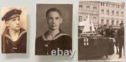 WWII Marine HJ Herne German Youth Member Kriegsmarine 3 ORIGINAL Vintage Photos