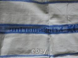 WWII WW2 German OLD KRIEGSMARINE 3 U-Boat Flotilla LOHS TOWEL 1938 KIEL MARKED
