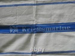 WWII WW2 German OLD KRIEGSMARINE 3 U-Boat Flotilla LOHS TOWEL 1938 KIEL MARKED