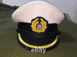 WWII WW2 Style German U-BOAT Kriegsmarine Captain Visor Hat Cap SET OF 2